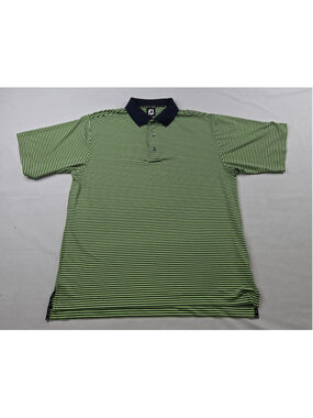 FootJoy | Golf | Shirt | Mens | Lime green and Blue | Size 3X